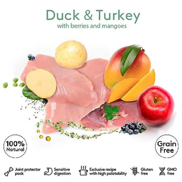 DIBAQ Sense Light & Senior All Breed Duck & Turkey Adult Food - Image 2