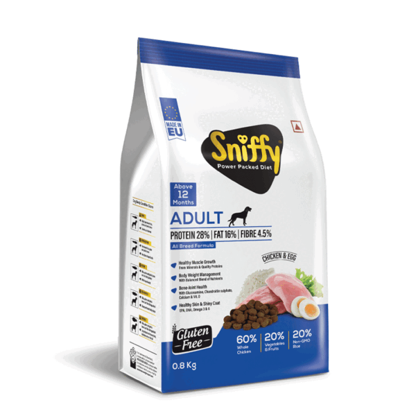 Sniffy Adult dog food Chicken & Egg